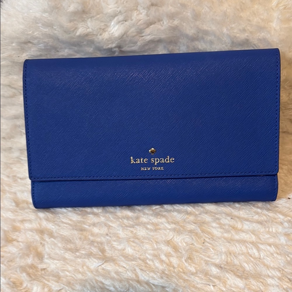 Kate Spade Royal Blue Clutch or Travel Wallet